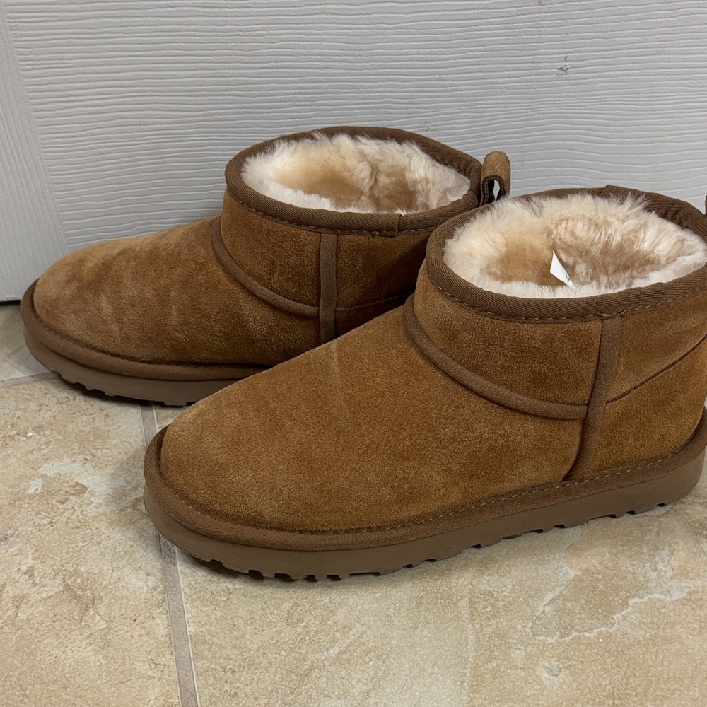 Cozy Tan Suede Ankle Boots
